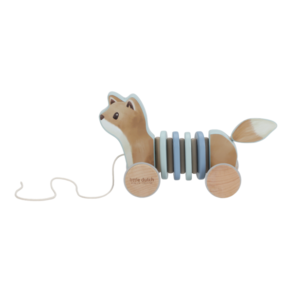 Pull-along wood Fox - Forest Friends FSC